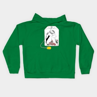 Gefangen im Teebeutel Kids Hoodie